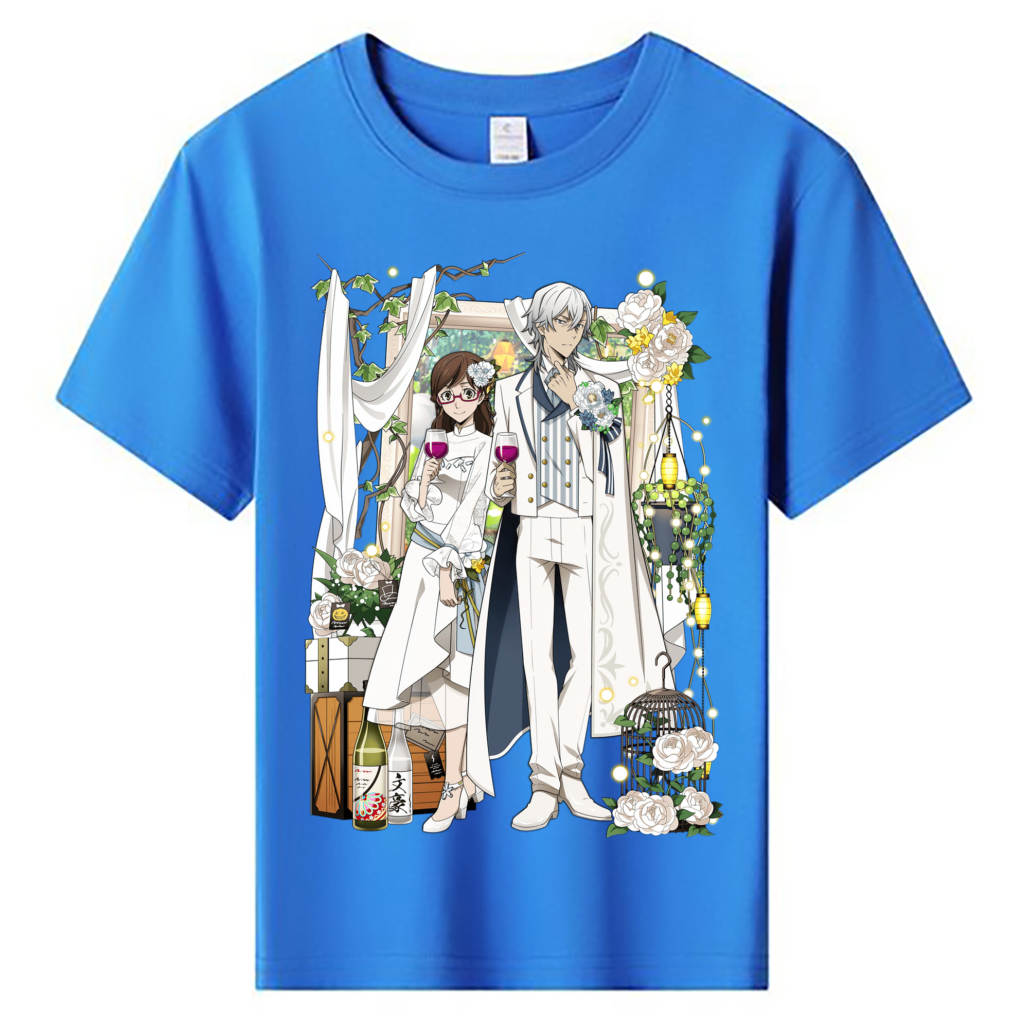（画像用） 文豪ストレイドッグス Bungo Stray Dogs 綿100％キッズTシャツ（フロントプリント）